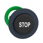 Schneider Electric - Harmony XB5 - tête bouton poussoir - flush - dépassant - marqué - noir