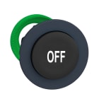 Schneider Electric - Harmony XB5 - tête bouton poussoir - flush - dépassant - marqué - noir