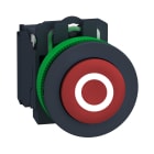 Schneider Electric - Harmony XB5 - bouton poussoir - flush - dépassant - marqué - rouge - 1O