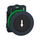 Schneider Electric - Harmony XB5 - bouton poussoir impulsion - flush - marqué - noir - 1F - vis