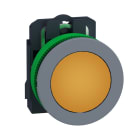 Schneider Electric - Harmony XB5 - voyant lumineux DEL - Ø22 - col flush grise - orange - 24V - vis