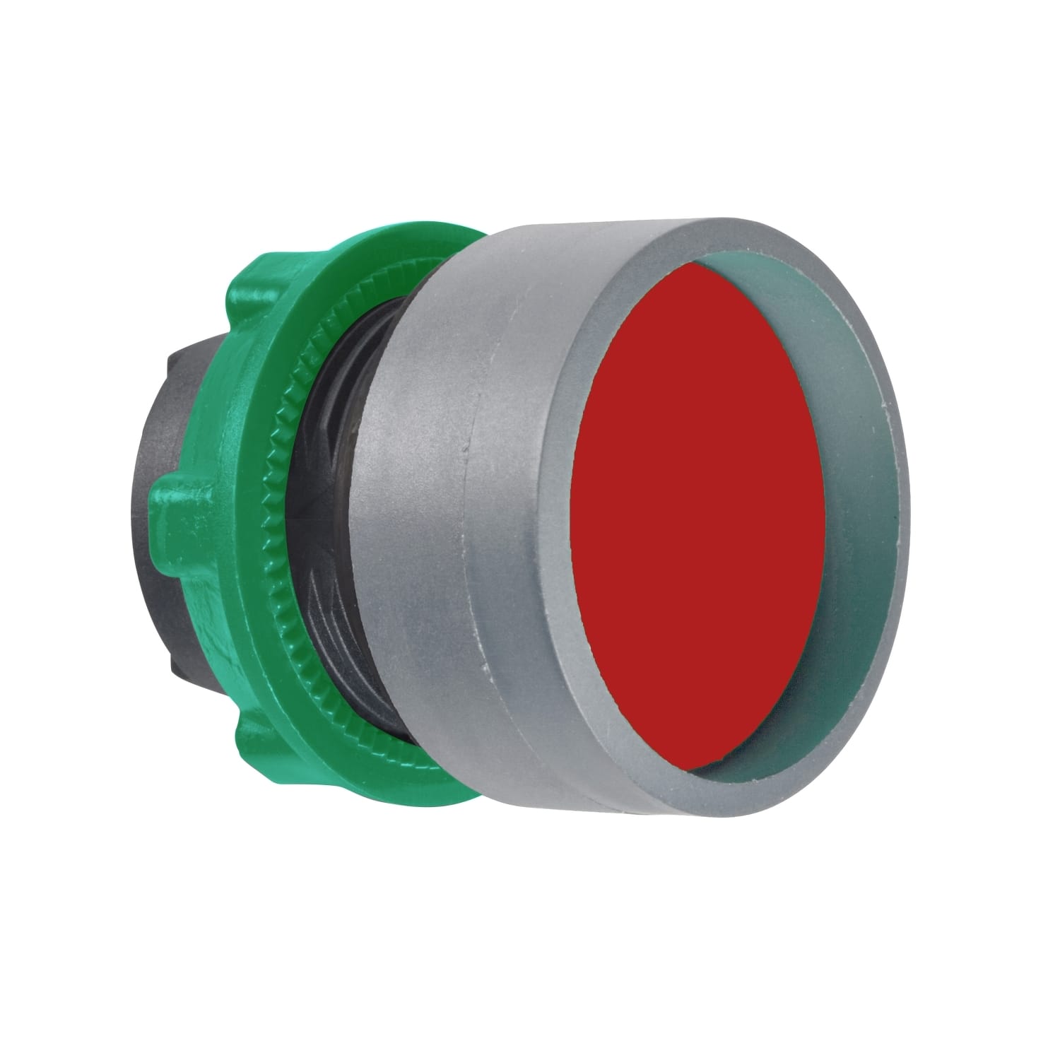 Schneider Electric - Harmony XB5 - tête de bouton poussoir - Ø22 - col haute grise - encastré - rouge