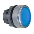 Schneider Electric - Harmony XB5 - tête de bouton poussoir - Ø22 - col grise - pour étiq - bleu