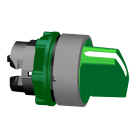 Schneider Electric - Harmony XB5 - tête de bouton tournant - Ø22 - col grise - 2 posit fixes - vert