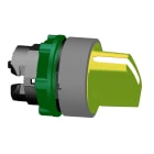 Schneider Electric - Harmony XB5 - tĂȘte de bouton tournant - Ă22 - col grise - 2 posit fixes - jaune