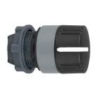 Schneider Electric - Harmony XB5 - tête bouton à molette - Ø22 - col grise - 3 pos rap au C - noir