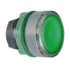 Schneider Electric - Harmony XB5 - tête bouton pousser-pousser - Ø22 - col grise - vert