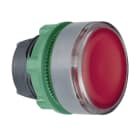 Schneider Electric - Harmony XB5 - tete bouton poussoir lumineux - D22 - col grise - rouge