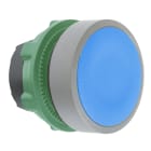 Schneider Electric - Harmony XB5 - tête bouton pousser-pousser - Ø22 - col grise - bleu