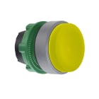 Schneider Electric - Harmony XB5 - tête bouton pousser-pousser - Ø22 - col grise - dépassant - jaune