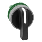 Schneider Electric - Harmony XB5 - tête bouton tourn à crosse - Ø22 - col grise - 2 pos à rap. - noir