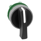 Schneider Electric - Harmony XB5 - tĂȘte bouton tournant Ă crosse - Ă22 - col grise - 2 pos fix - noir