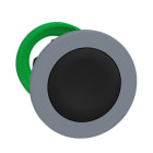 Schneider Electric - Harmony XB5 - tête bouton pousser-pousser - Ø22 - col flush grise - noir