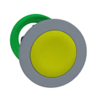 Schneider Electric - Harmony XB5 - porte-étiquette plat 30x40 - Ø22 - col flush grise - orange