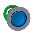 Schneider Electric - Harmony XB5 - tête de bouton poussoir lumineux - Ø22 - col flush grise - bleu