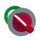 Schneider Electric - Harmony XB5 - tête bouton tournant - Ø22 - col flush grise - 2 pos fixes - rouge