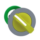Schneider Electric - Harmony XB5 - tête bouton tournant - Ø22 - col flush grise - 2 pos fixes - jaune
