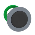 Schneider Electric - Harmony XB5 - tête bouton poussoir - Ø22 - col flush grise - dépassant - noir