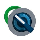 Schneider Electric - Harmony XB5 - tête bouton tourn lum - Ø22 - col flush grise - 2 pos fix - bleu