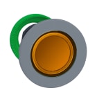 Schneider Electric - Harmony XB5 - tête voyant DEL - Ø22 - col flush grise - orange