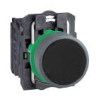 Schneider Electric - Harmony XB5 - bouton poussoir à impuls - Ø22 - col grise - noir - 1F - vis étr
