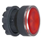 Schneider Electric - Harmony XB5 - tête bouton poussoir lumineux DEL - Ø22 - strié - rouge