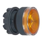 Schneider Electric - Harmony XB5 - tête bouton poussoir lumineux DEL - Ø22 - strié - orange