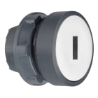 Schneider Electric - Harmony XB5 - tête bouton poussoir - affleurant - Ø22 - blanc - texte 'I'