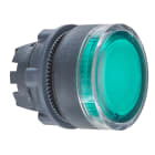 Schneider Electric - Harmony XB5 - tête bouton poussoir lumineux BA9s - Ø22 - vert