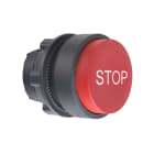 Schneider Electric - Harmony XB5 - tête bouton poussoir - Ø22 - dépassant - marqué - rouge
