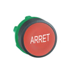 Schneider Electric - Harmony XB5 - tete bouton poussoir - affleurant - D22 - rouge - texte 'ARRET'