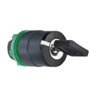 Schneider Electric - Harmony XB5 - tête bouton tournant à clé 455 - Ø22 - 2 pos fix - retr D