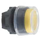 Schneider Electric - Harmony tête de bouton poussoir + capuchon IP69K - Ø22 - jaune
