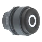 Schneider Electric - Harmony XB5 - tête bouton poussoir à impulsion - Ø22 - dépassant - marqué - noir