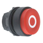 Schneider Electric - Harmony XB5 - tete bouton poussoir - D22 - depassant - marque - rouge