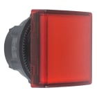 Schneider Electric - Harmony tête pour voyant - Ø22 - carré - cabochon lisse rouge