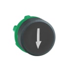 Schneider Electric - Harmony XB5 - tête bouton poussoir - affleurant - Ø22 - noir - texte '?'