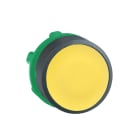 Schneider Electric - Harmony XB5 - tete bouton poussoir - D22 - affleurant - jaune