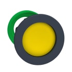 Schneider Electric - Harmony XB5 - tete bouton poussoir a impulsion - flush - encastre - jaune