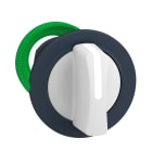 Schneider Electric - Harmony XB5 - tête bouton tournant manette - flush - 3 posit fixes - blanc