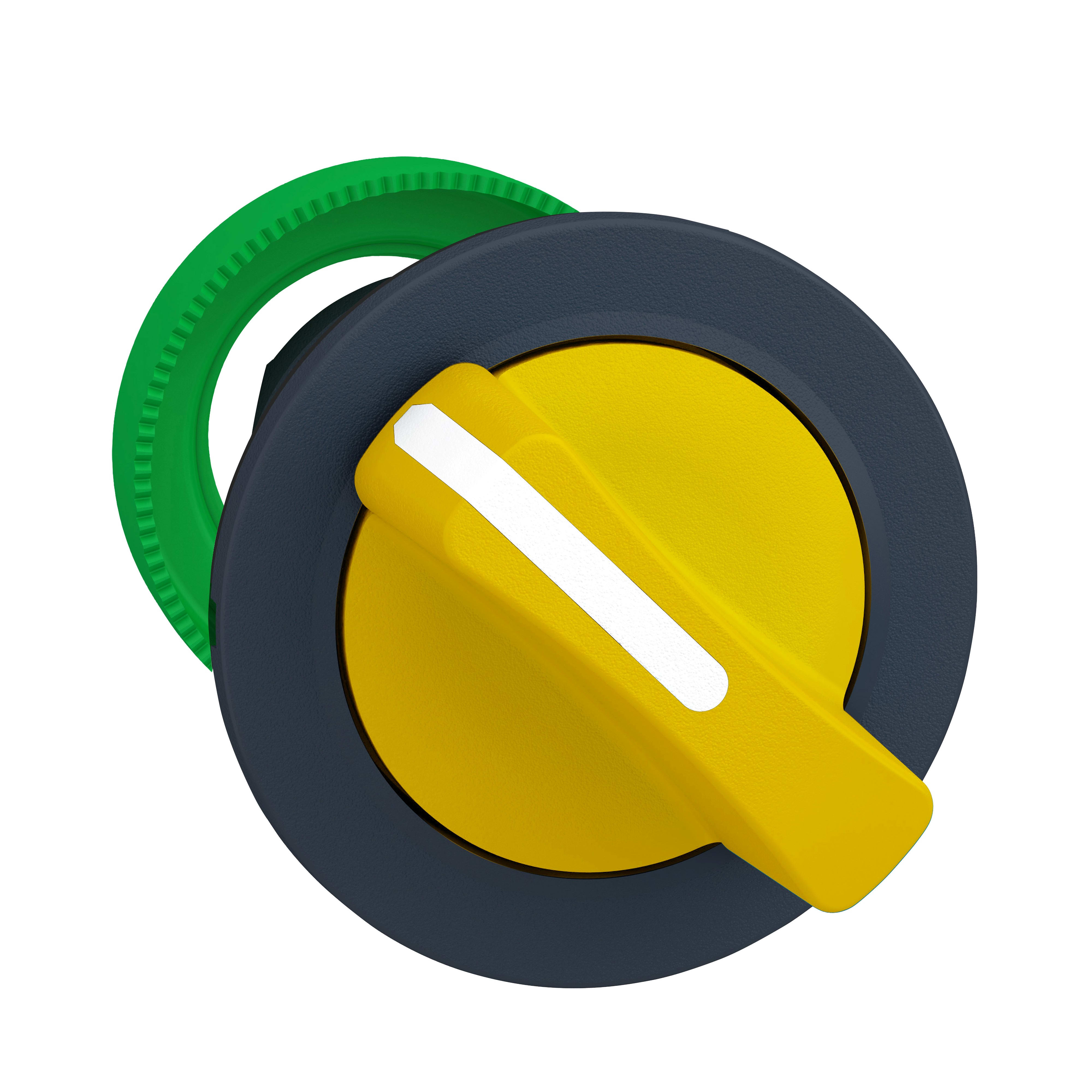 Schneider Electric - Harmony XB5 - tête bouton tournant manette - flush - 2 posit fixes - jaune