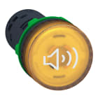 Schneider Electric - Harmony XB5 - buzzer lumineux - Ø22 - 90dB - orange - 230V - racc bornier