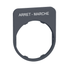 Schneider Electric - LEGEND PLATE-ARRET-MARCHE MARKING-FLUSH