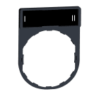 Schneider Electric - Harmony - porte-étiquette 30x40 + étiquette 'I-II' 8x27 - blanc/noir