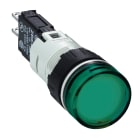 Schneider Electric - Harmony XB6 - voyant rond - Ø16mm - IP65 - DEL intégrée - 24V - cosses - vert