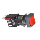 Schneider Electric - Harmony XB6 - bouton-poussoir - Ø16mm - à impulsion affleurant - 1O+1F - rouge