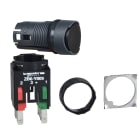 Schneider Electric - Harmony XB6 - bouton-poussoir - Ø16mm - à impulsion affleurant - 1O+1F - noir