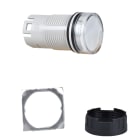 Schneider Electric - Harmony ZB6 - tête ronde pour voyant - Ø16mm - cabochon lisse - blanc