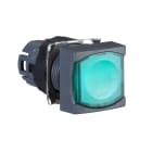 Schneider Electric - Harmony ZB6 - tête carrée - pour bouton-poussoir lumineux Ø16 - vert