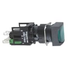 Schneider Electric - Harmony XB6 - bouton-pous. lum. complet - tête carrée - vert - Ø16 - 24V - 1F